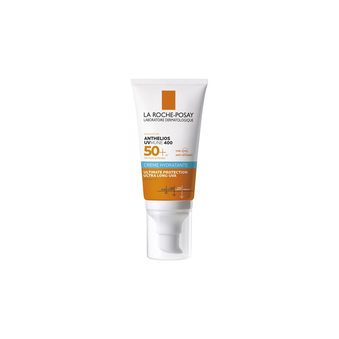 La Roche-Posay Anthelios UVmune 400 Crème hydratante SPF50+ sans parfum - 50ml