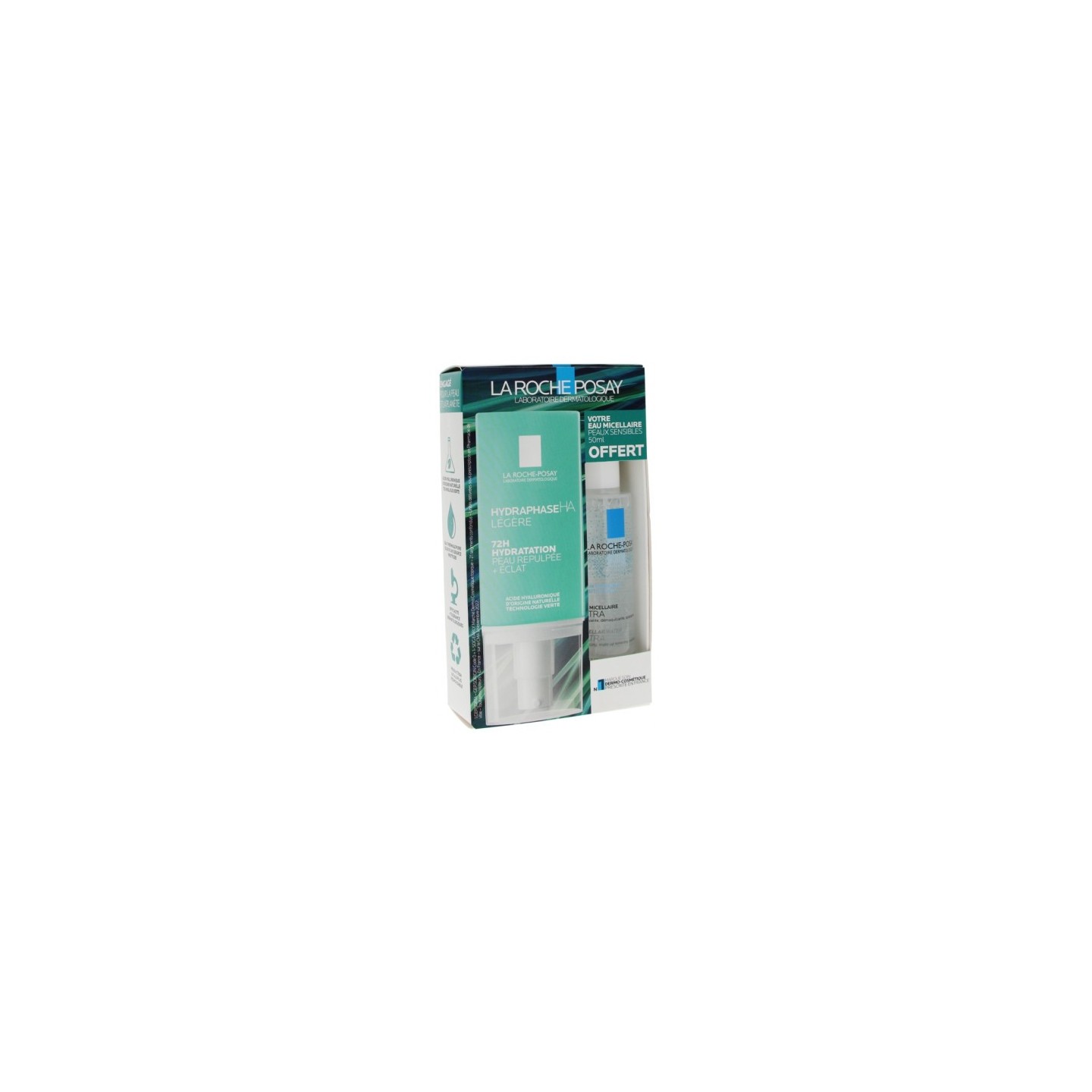 La Roche Posay Crème Hydraphase HA légère + eau micellaire offerte