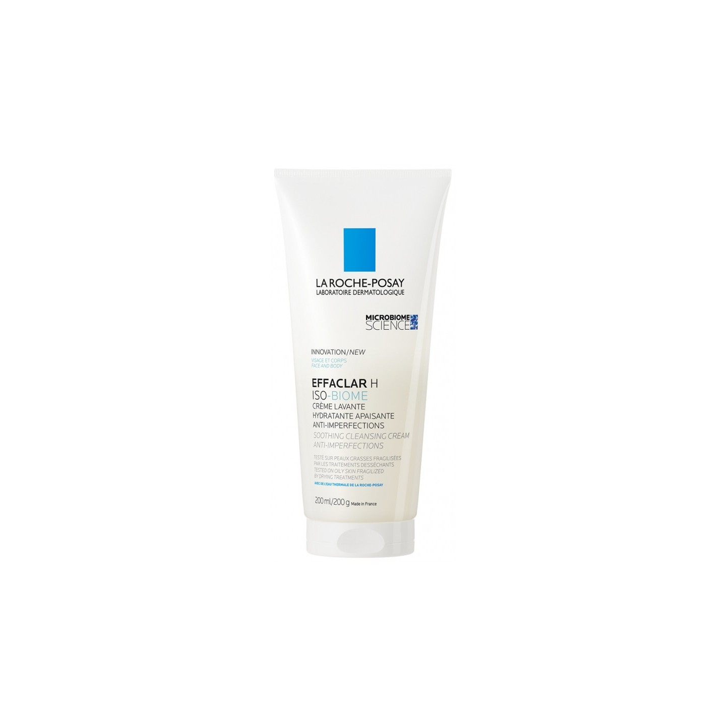 La Roche-Posay Effaclar H Iso-Biome Crème lavante hydratante apaisante - 200ml