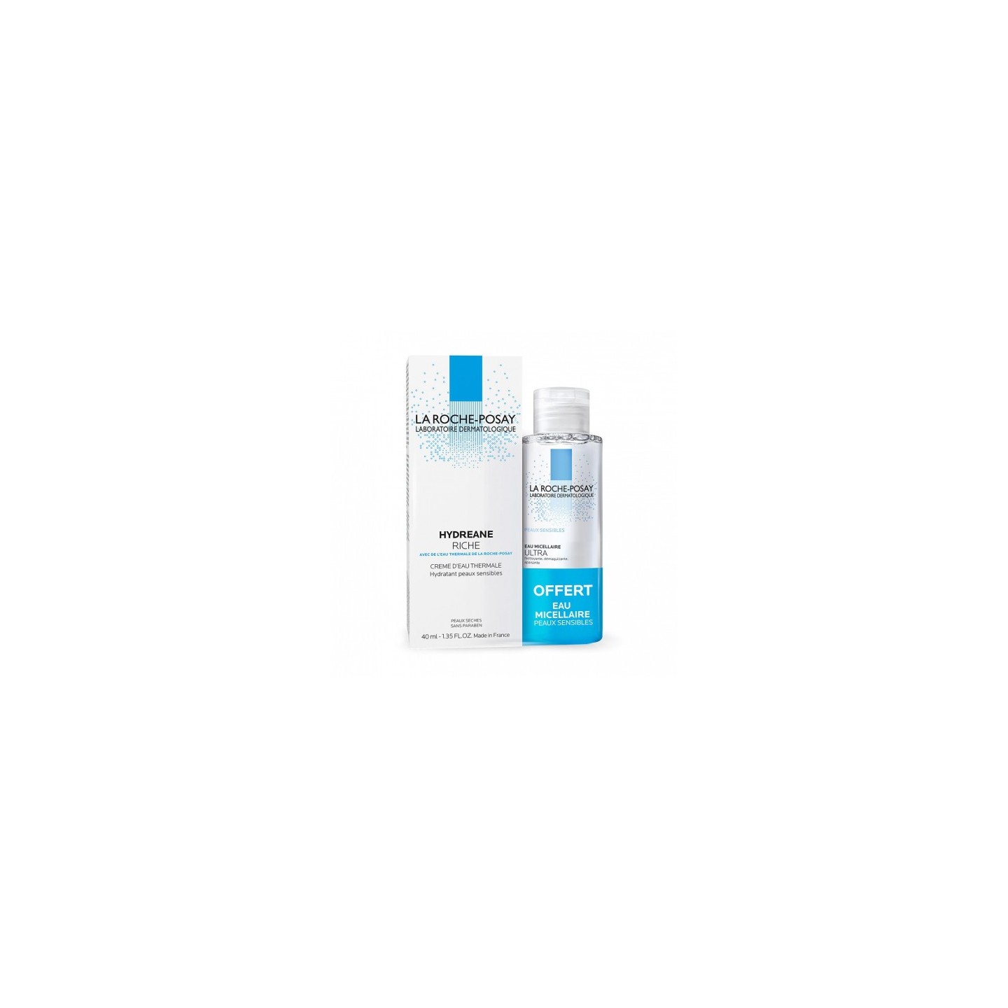 La roche posay hydreane riche 40 ml + 1 eau micellaire offerte