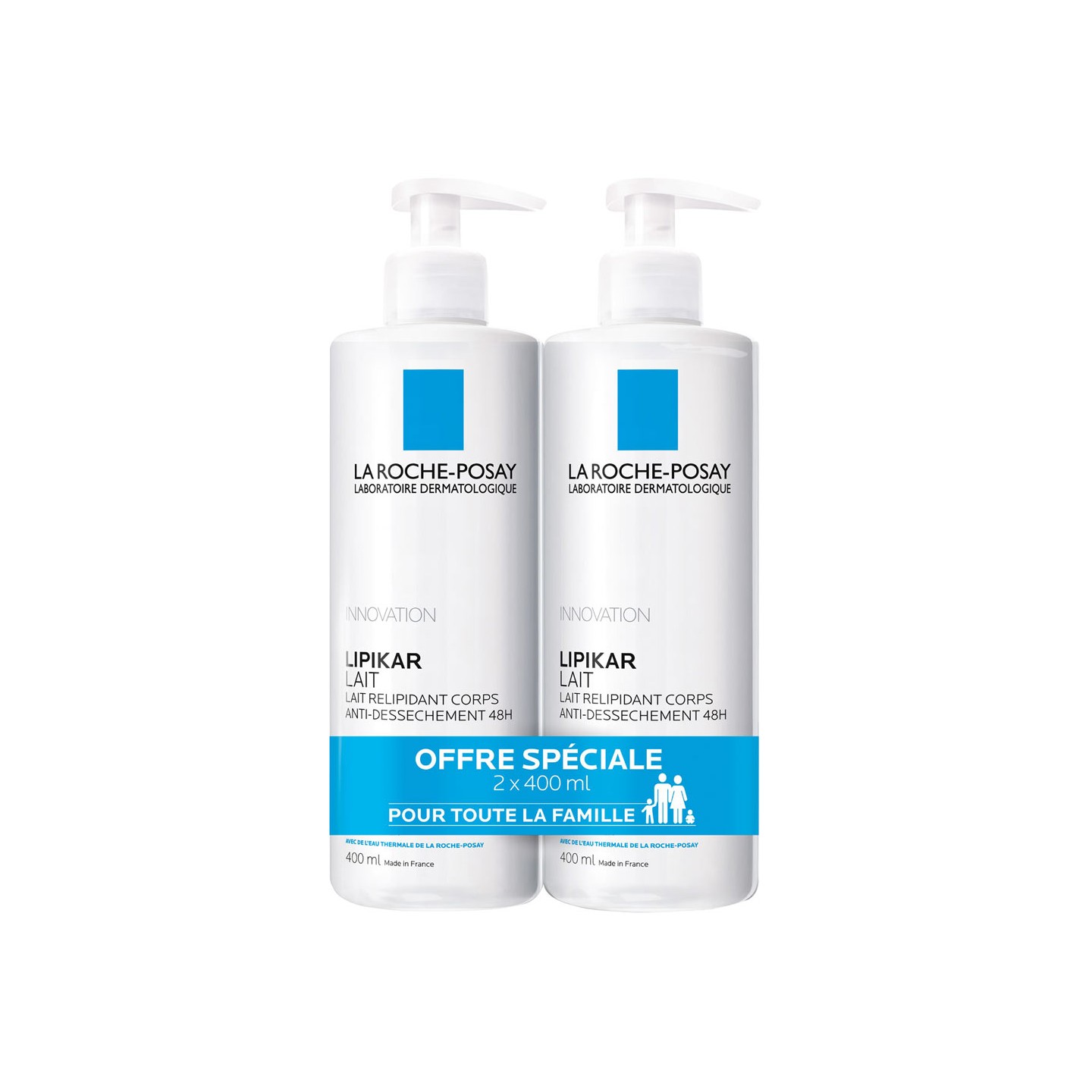 La Roche Posay Lipikar Lait 400ml Duo