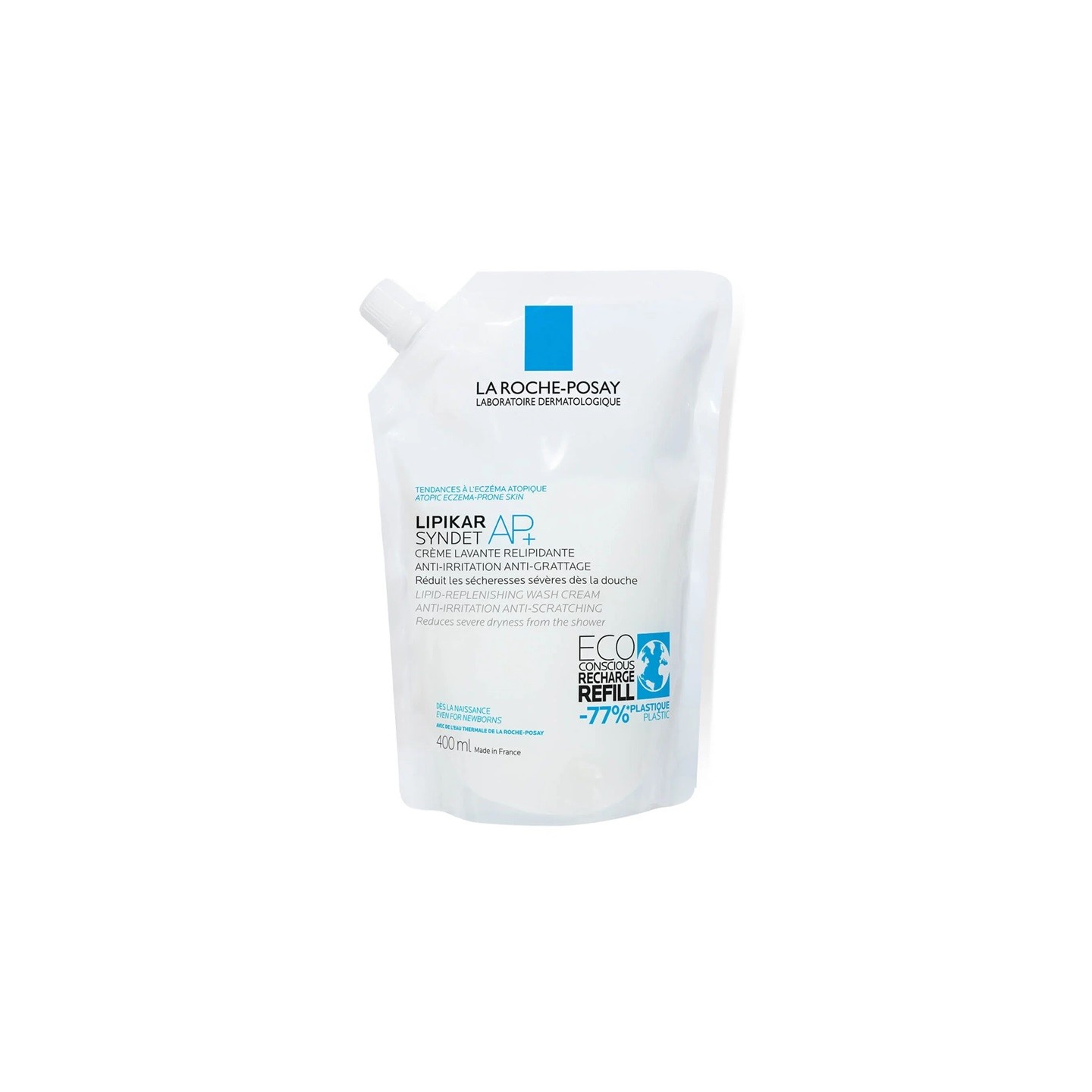 La Roche-Posay Lipikar Syndet AP+ Crème lavante relipidante - Éco-recharge 400ml