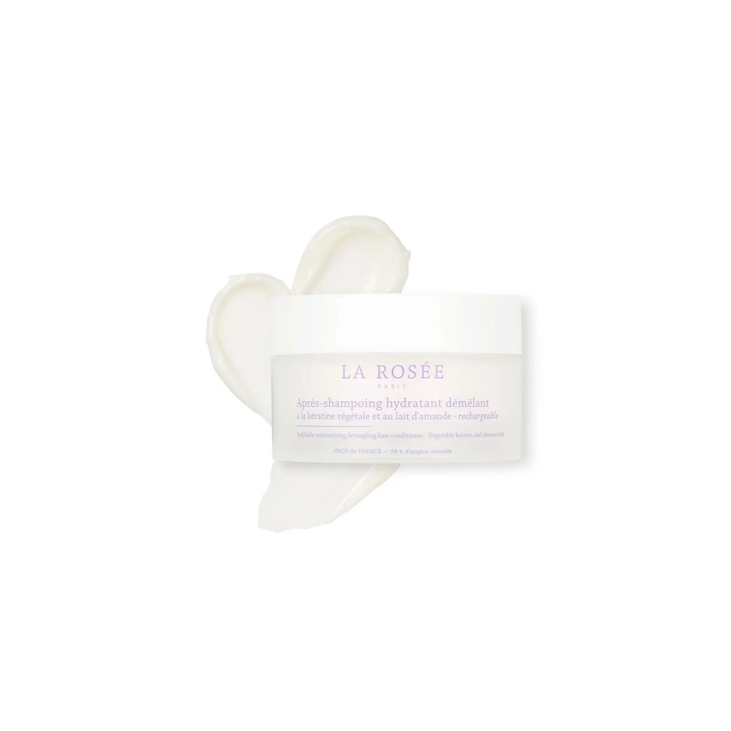 La Rosée Après-shampoing hydratant démêlant kératine végétale & lait d'amande - 200g