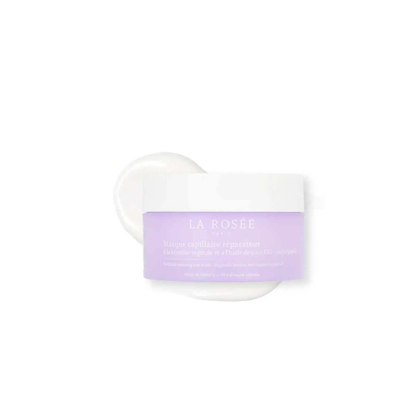 La Rosée Masque capillaire réparateur kératine végétale & huile de coco Bio - 200g