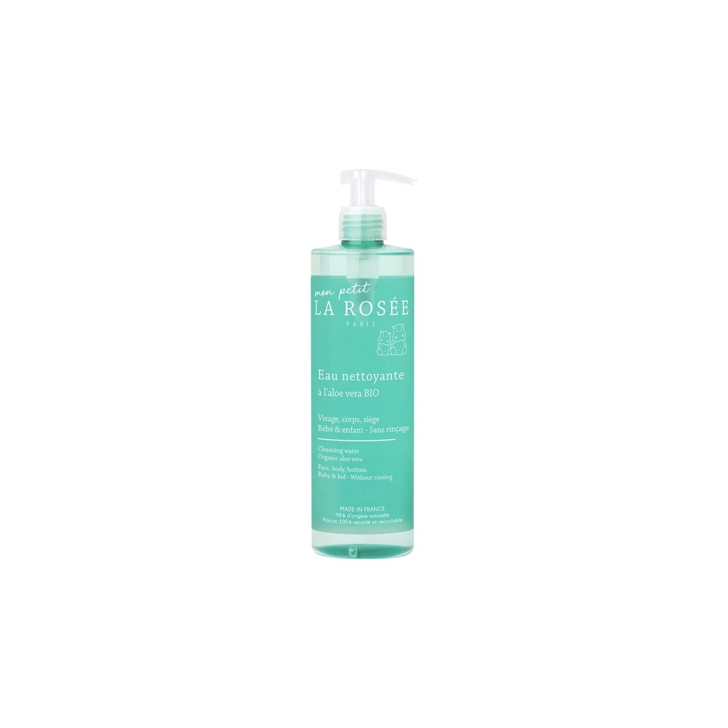 La Rosée Mon Petit Eau nettoyante à l'Aloe Vera Bio - 400ml
