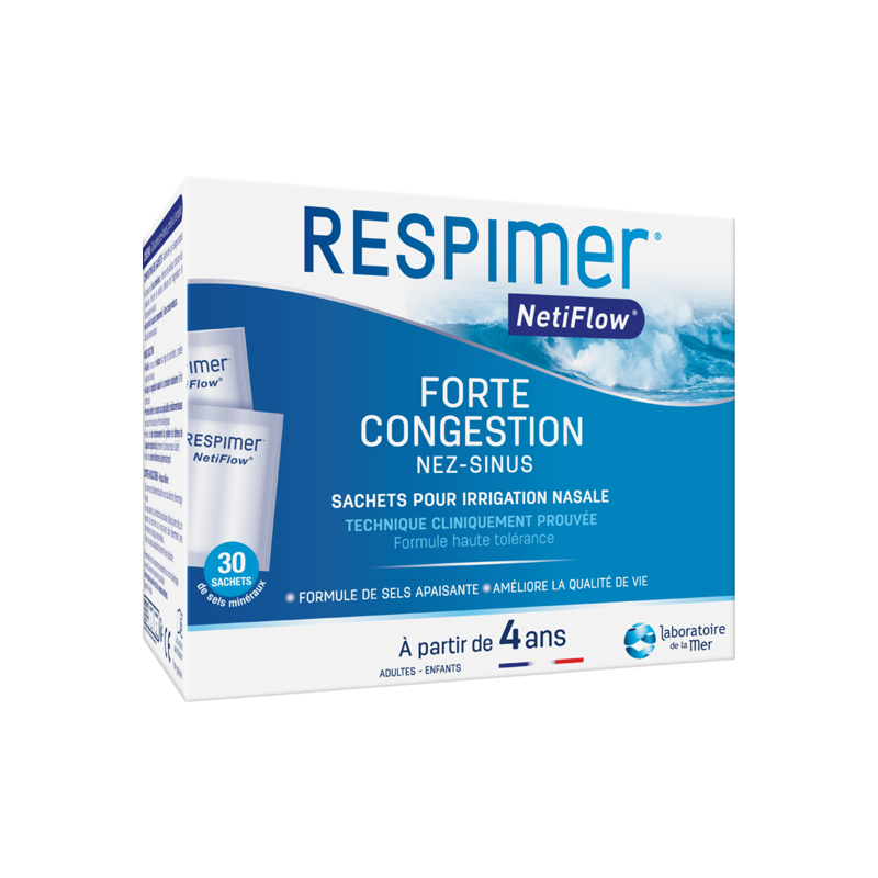 Pharmacie Bastille - Respimer Netiflow forte congestion 30 sachets