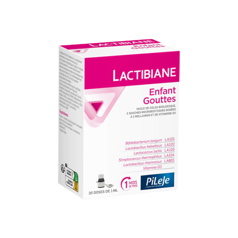 Pharmacie Bastille - Pileje Lactibiane enfant gouttes 30ml