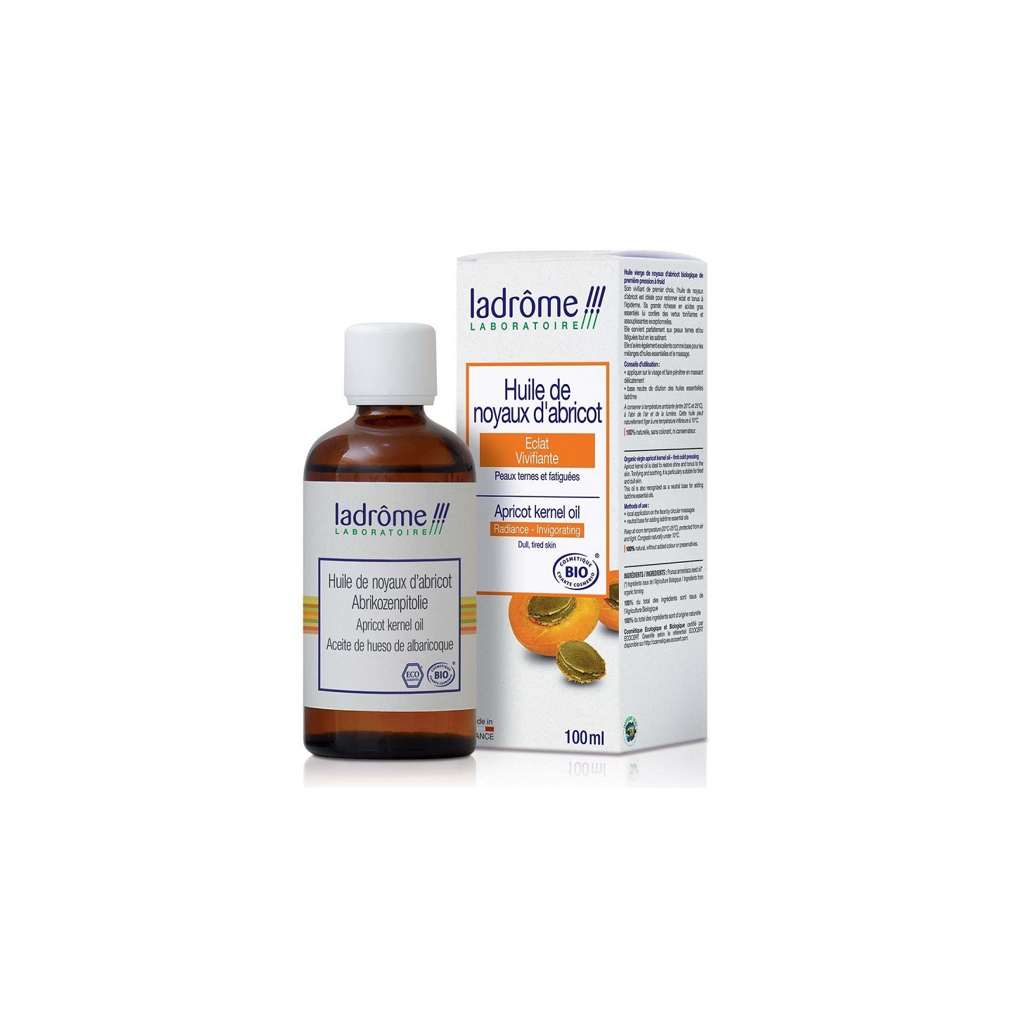 Ladrôme Huile de noyaux d'abricot Bio - 100ml
