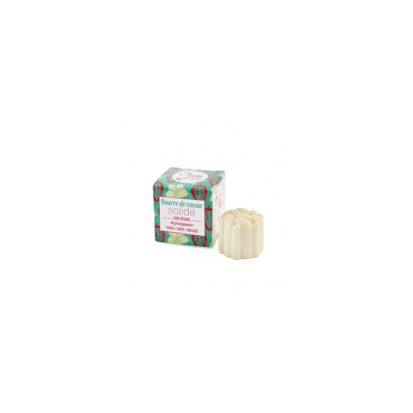 Lamazuna beurre de cacao solide frangipannier 25g