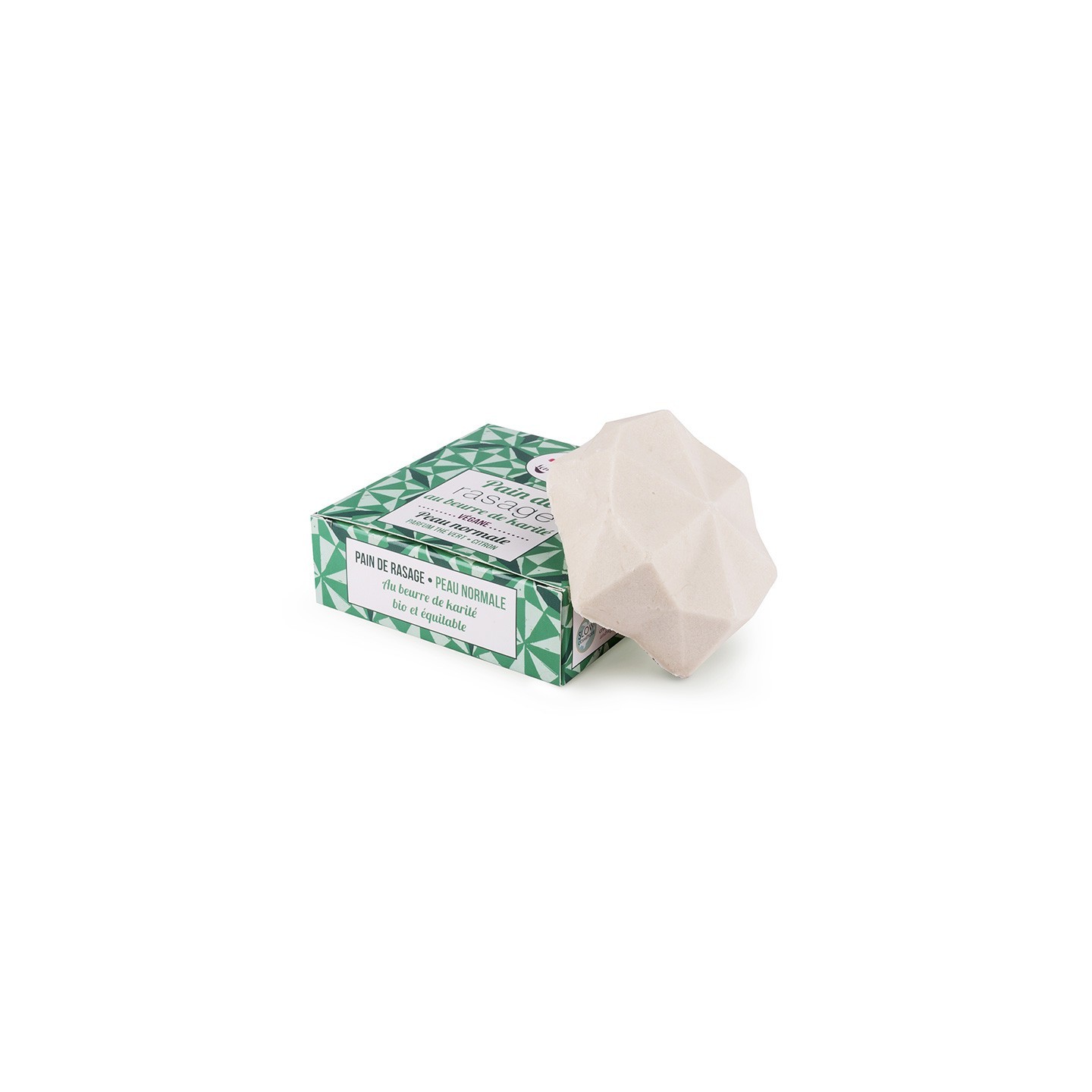 Lamazuna Pain de rasage solide au beurre de karité - 55g