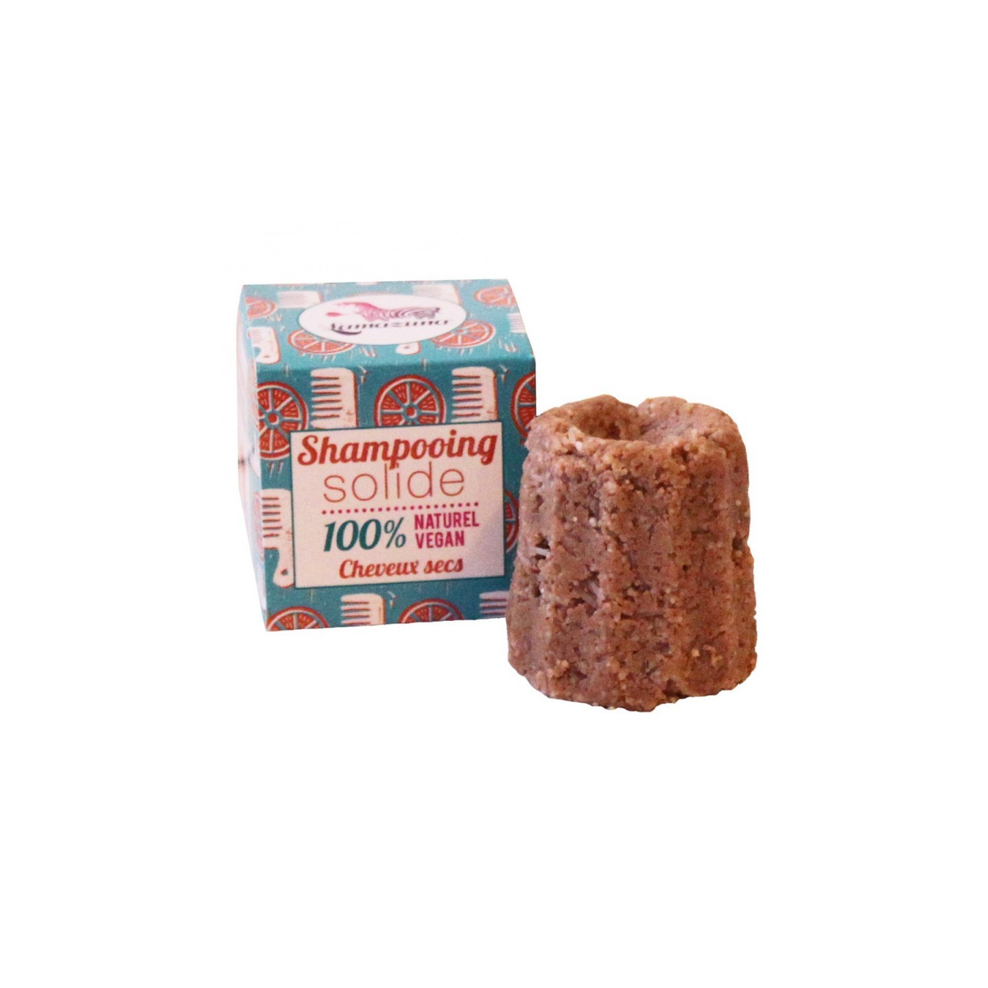 SHAMPOOING SOLIDE 100% NATUREL VEGANE CHEVEUX SECS 55 g
