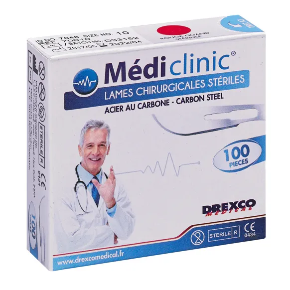 LAMES DE BISTOURIS STÉRILES MEDICLINIC