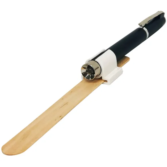 LAMPE STYLO LED PLUS PORTE ABAISSE LANGUE NOIR