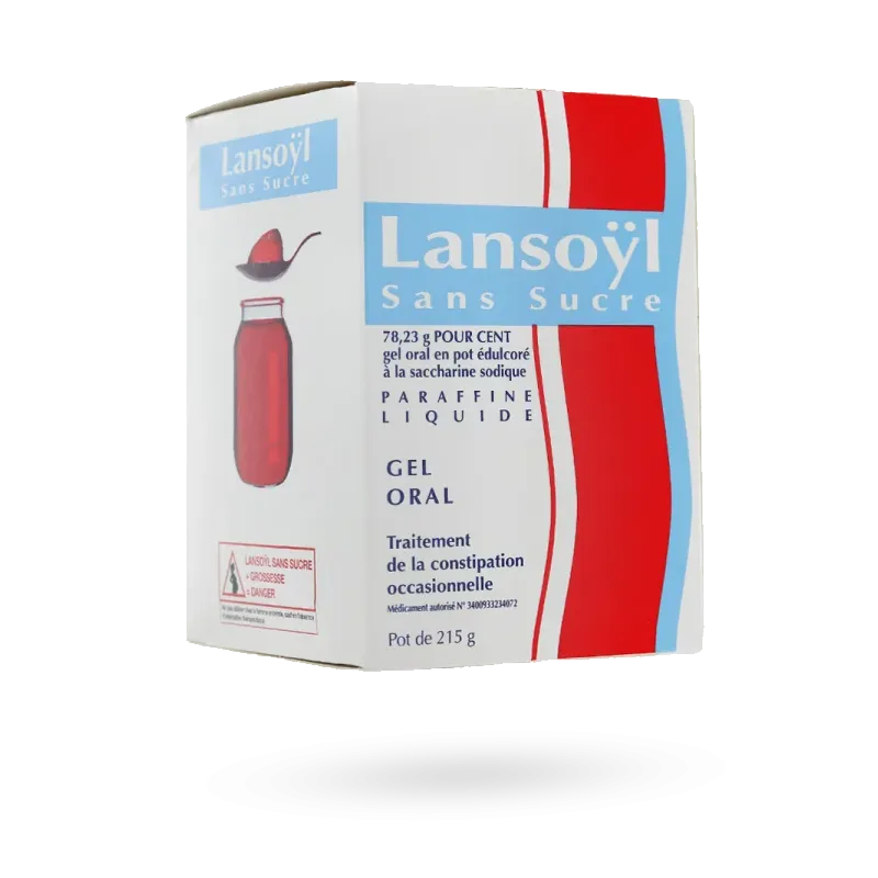 Lanso&yuml;l gel oral sans sucre constipation laxatif - Pot 215 g