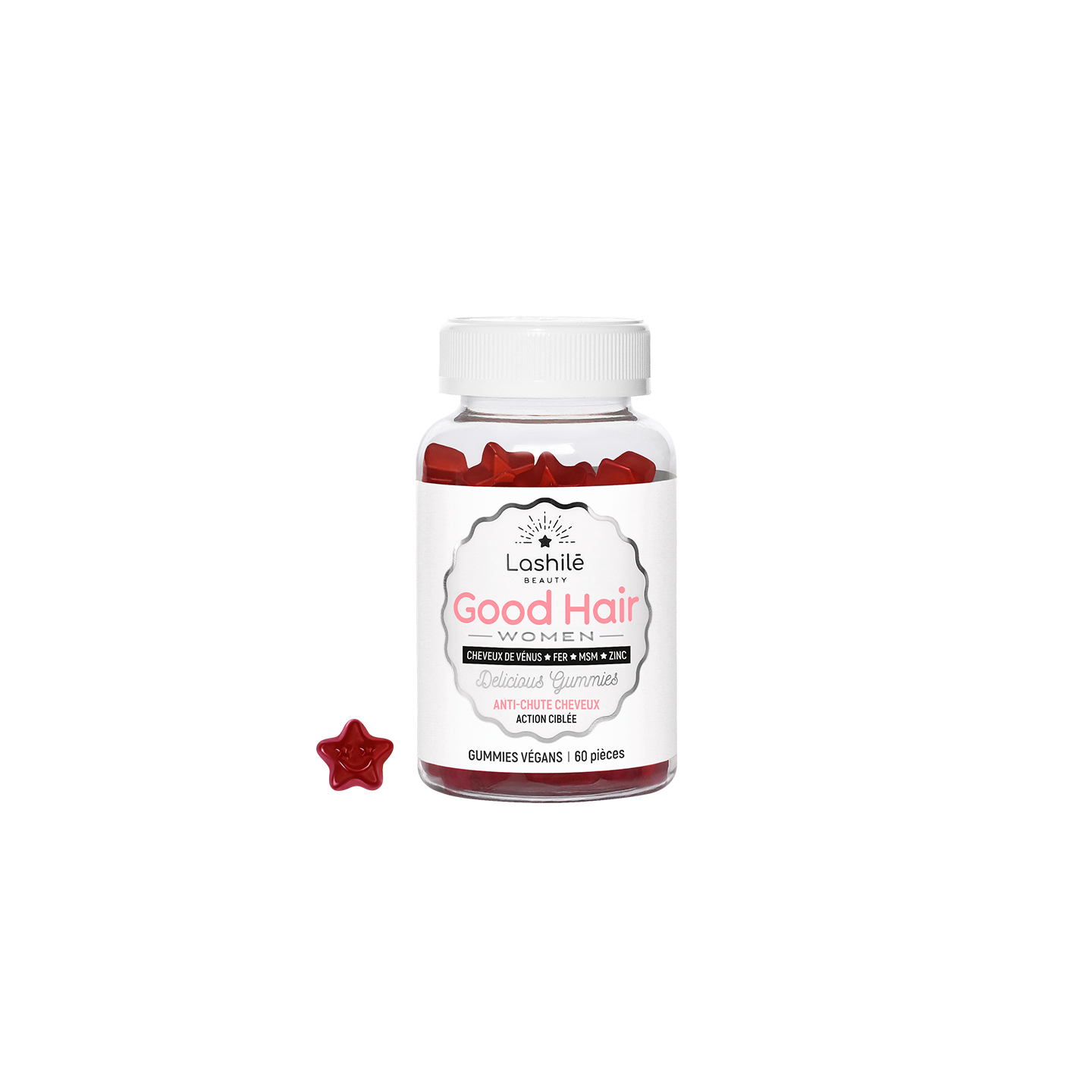 Lashilé Beauty Good Hair Women - 60 gommes