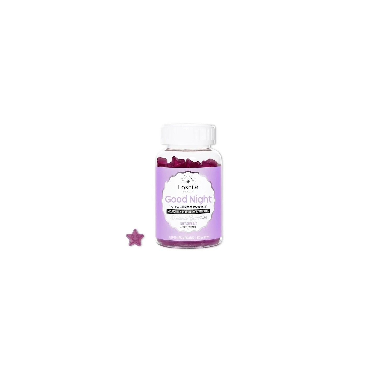 Lashilé Beauty Good Night vitamines boost - 60 gommes