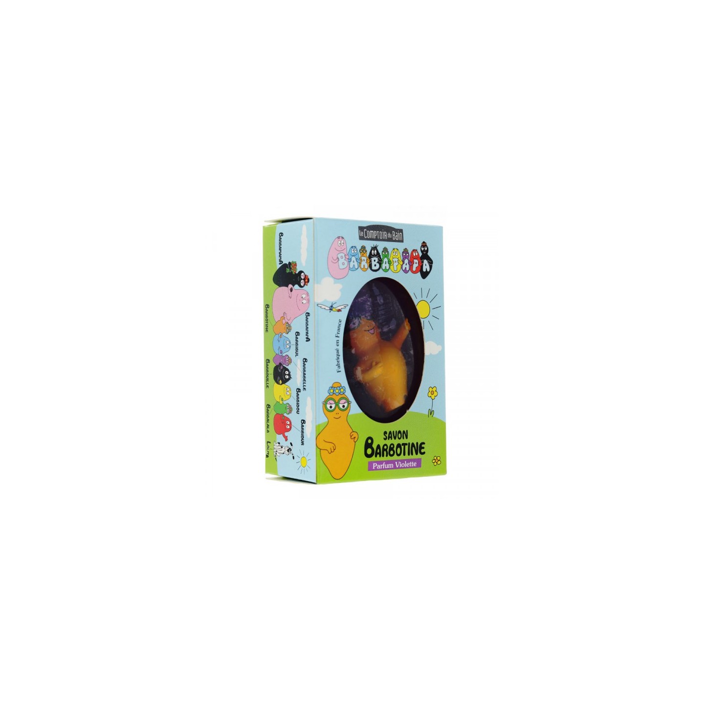 Le comptoir du bain Savon Barbotine violette 94g