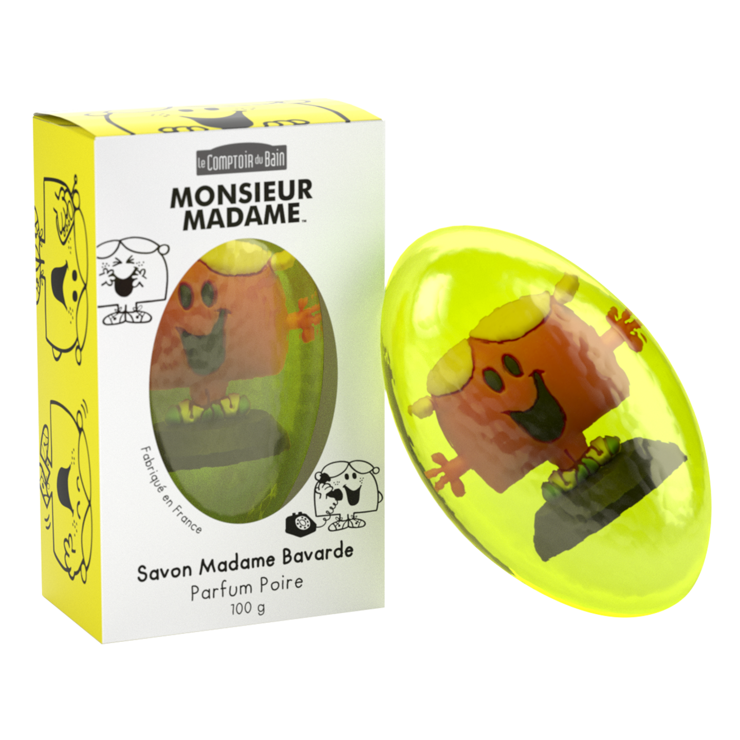 Le Comptoir du Bain Savon Monsieur et Madame Poire 100 g