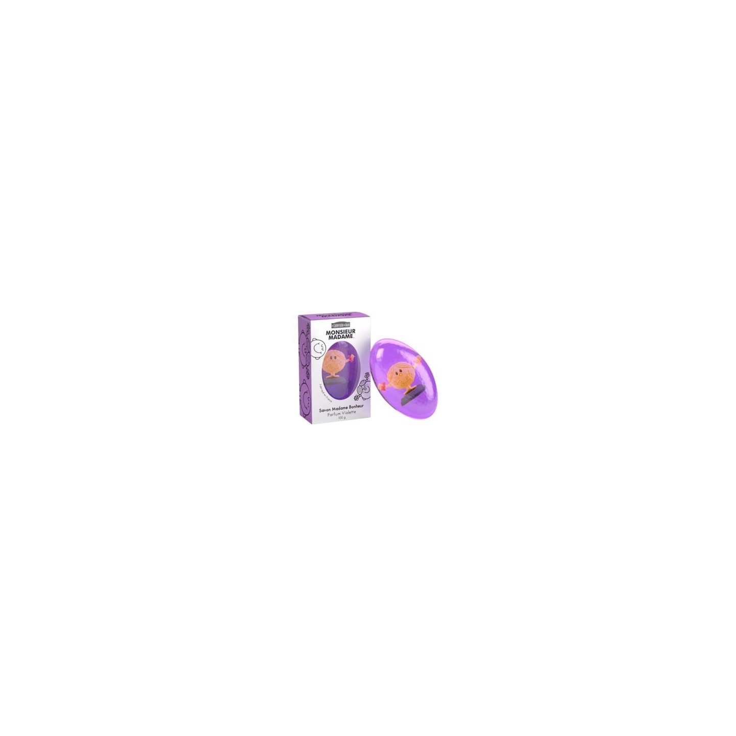 Le Comptoir du Bain Savon Monsieur et Madame Violette100 g