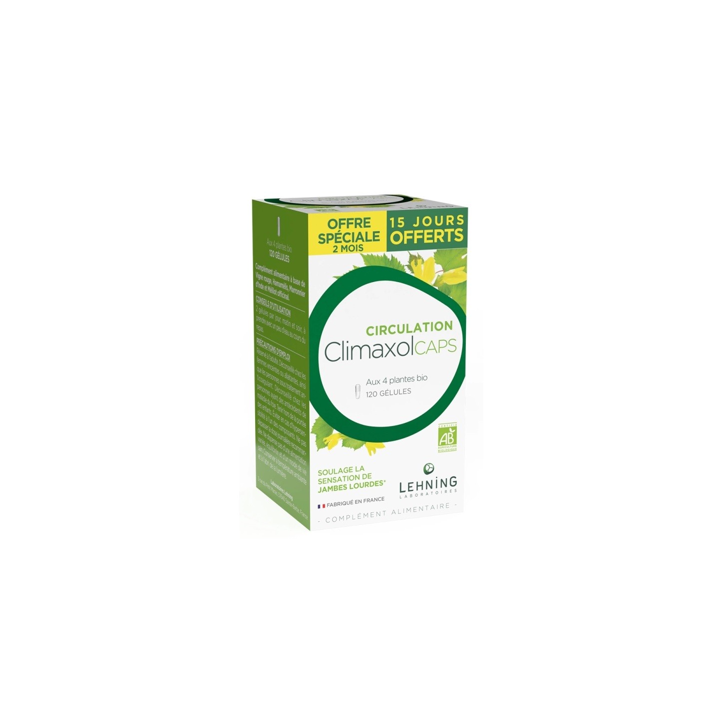 Lehning ClimaxolCAPS Bio - 120 gélules