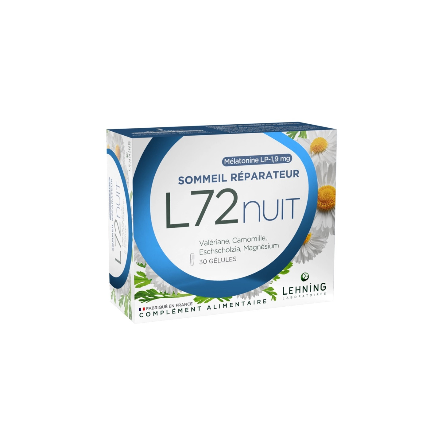 Lehning L72Nuit sommeil réparateur - 30 gélules