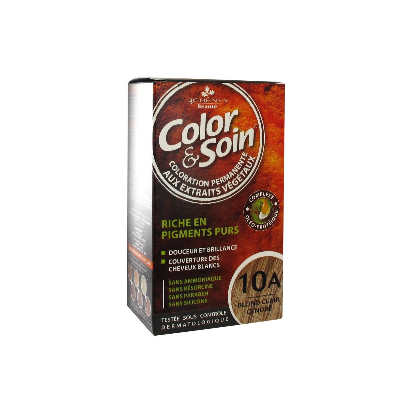 Les 3 Chênes Color & Soin blond clair cendré 10A