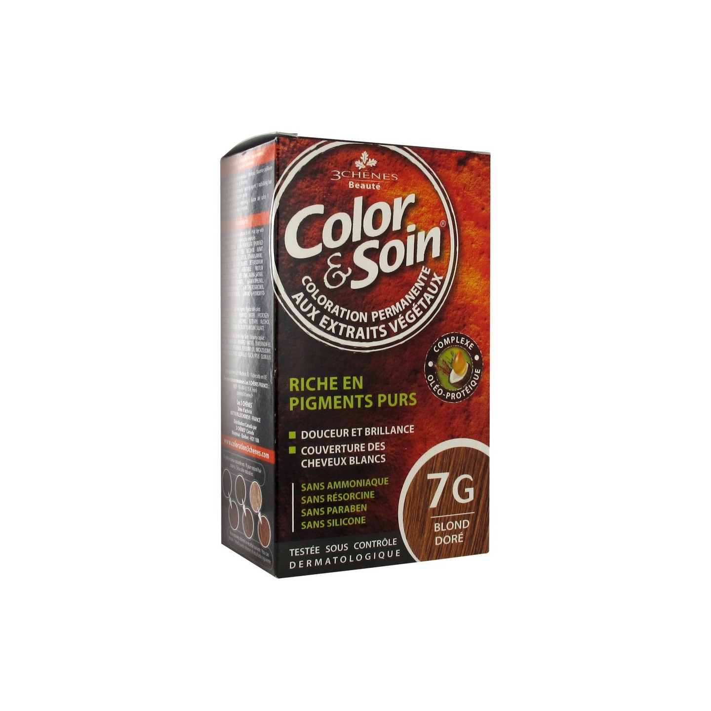 Les 3 Chênes Color & Soin blond doré 7G