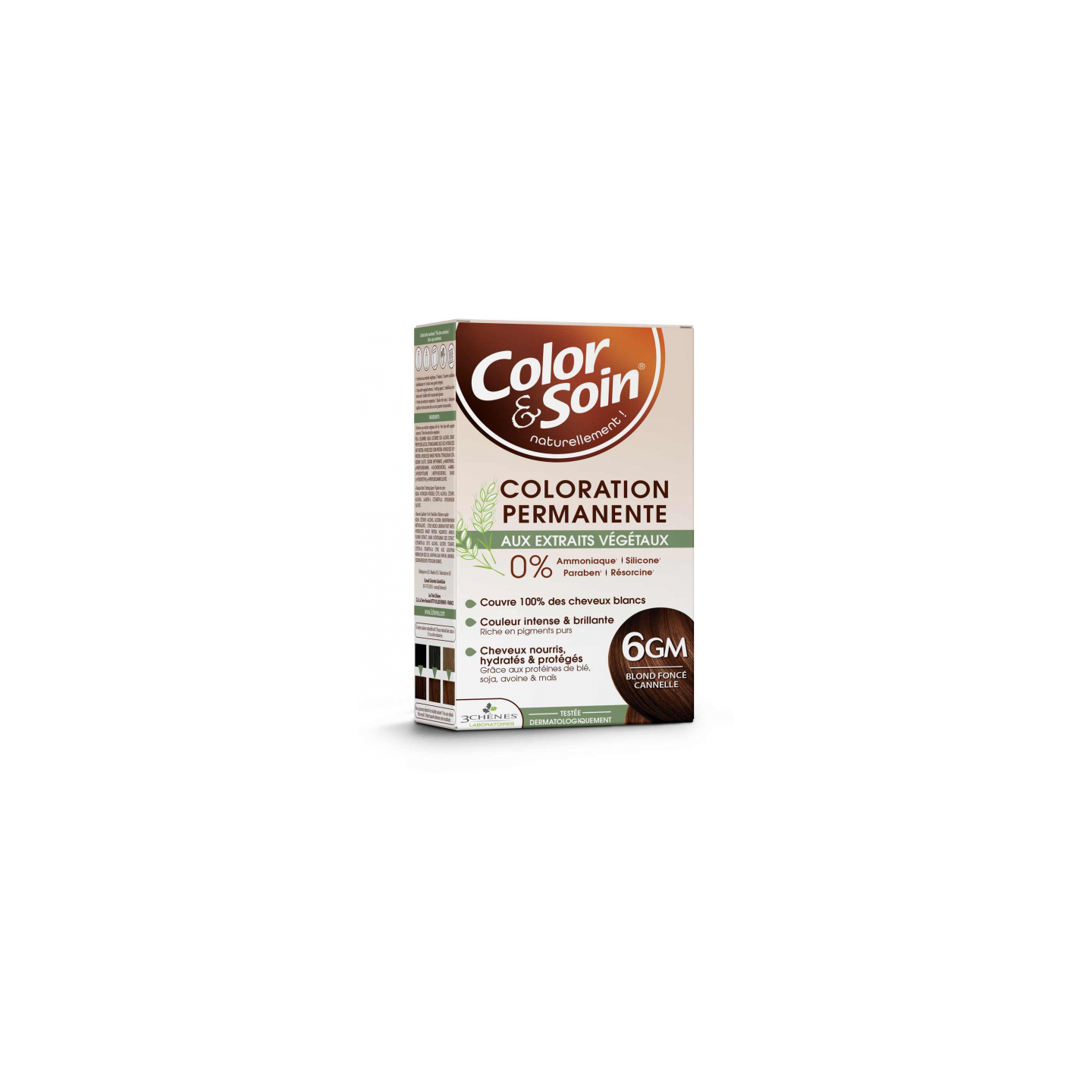 Les 3 Chênes Color & Soin blond foncé cannelle 6GM