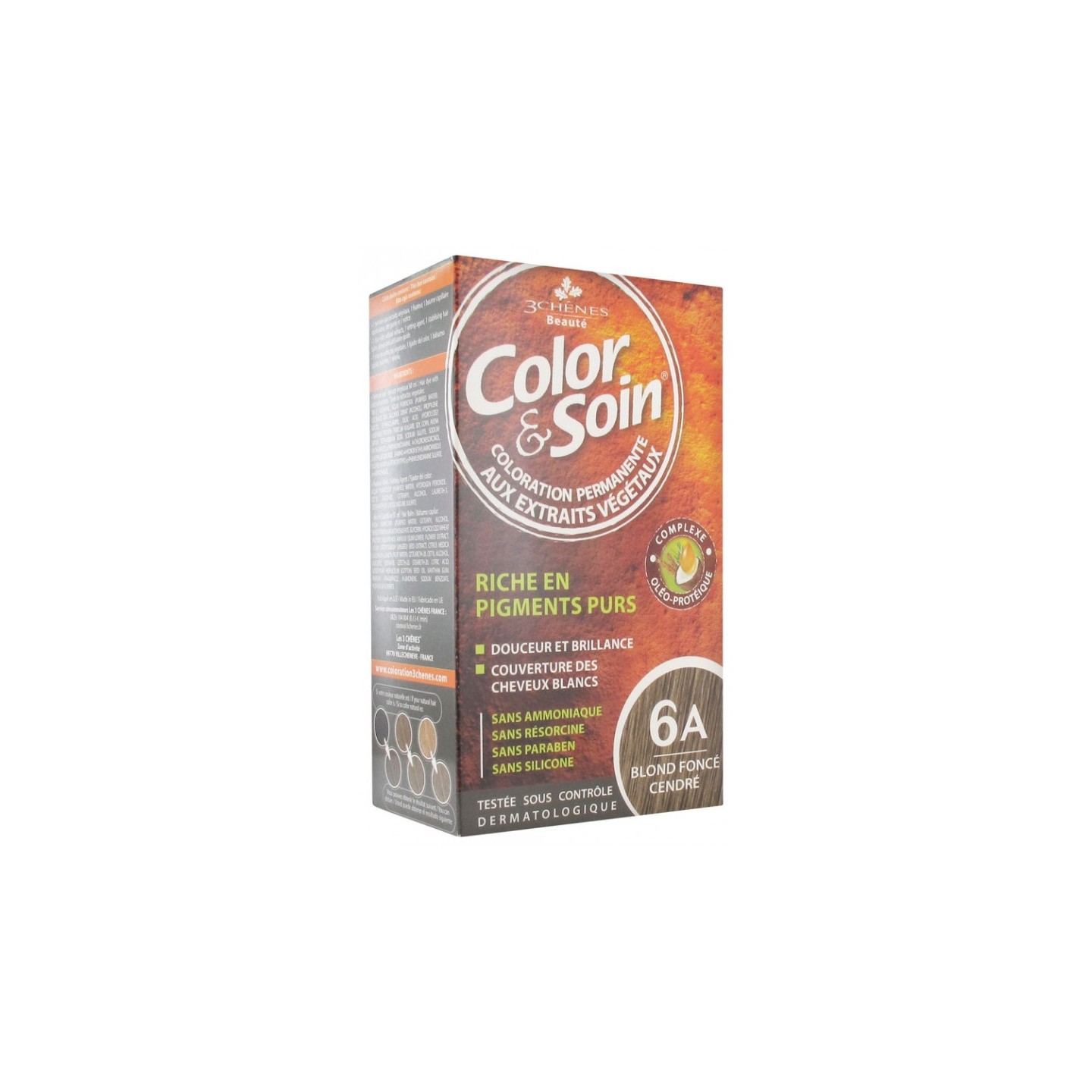 Les 3 Chênes Color & Soin blond foncé cendré 6A