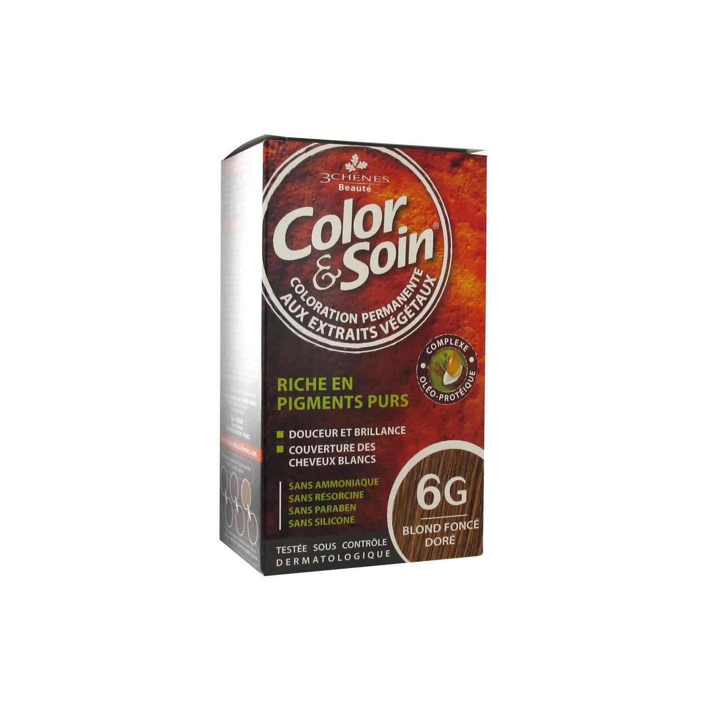 Les 3 Chênes Color & Soin blond foncé doré 6G