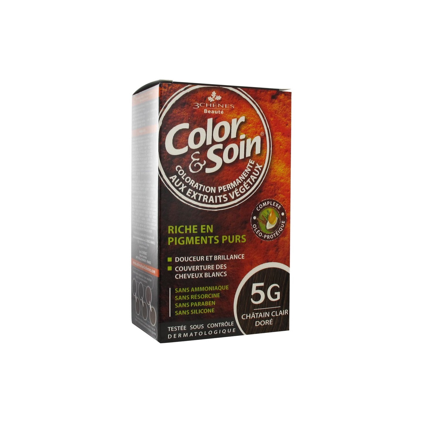 Les 3 Chênes Color & Soin châtain clair doré 5G