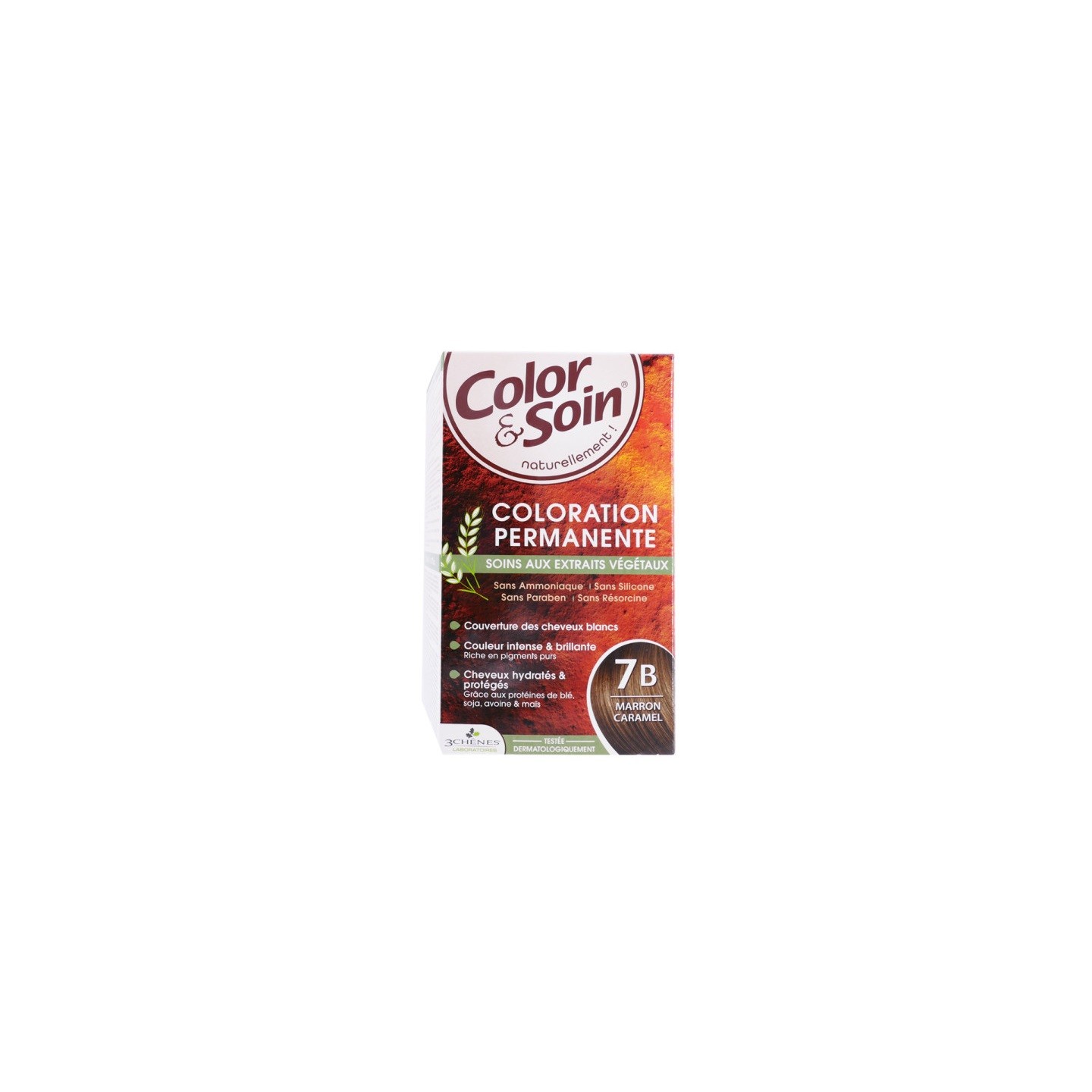 Les 3 Chênes Color & Soin marron caramel 7B