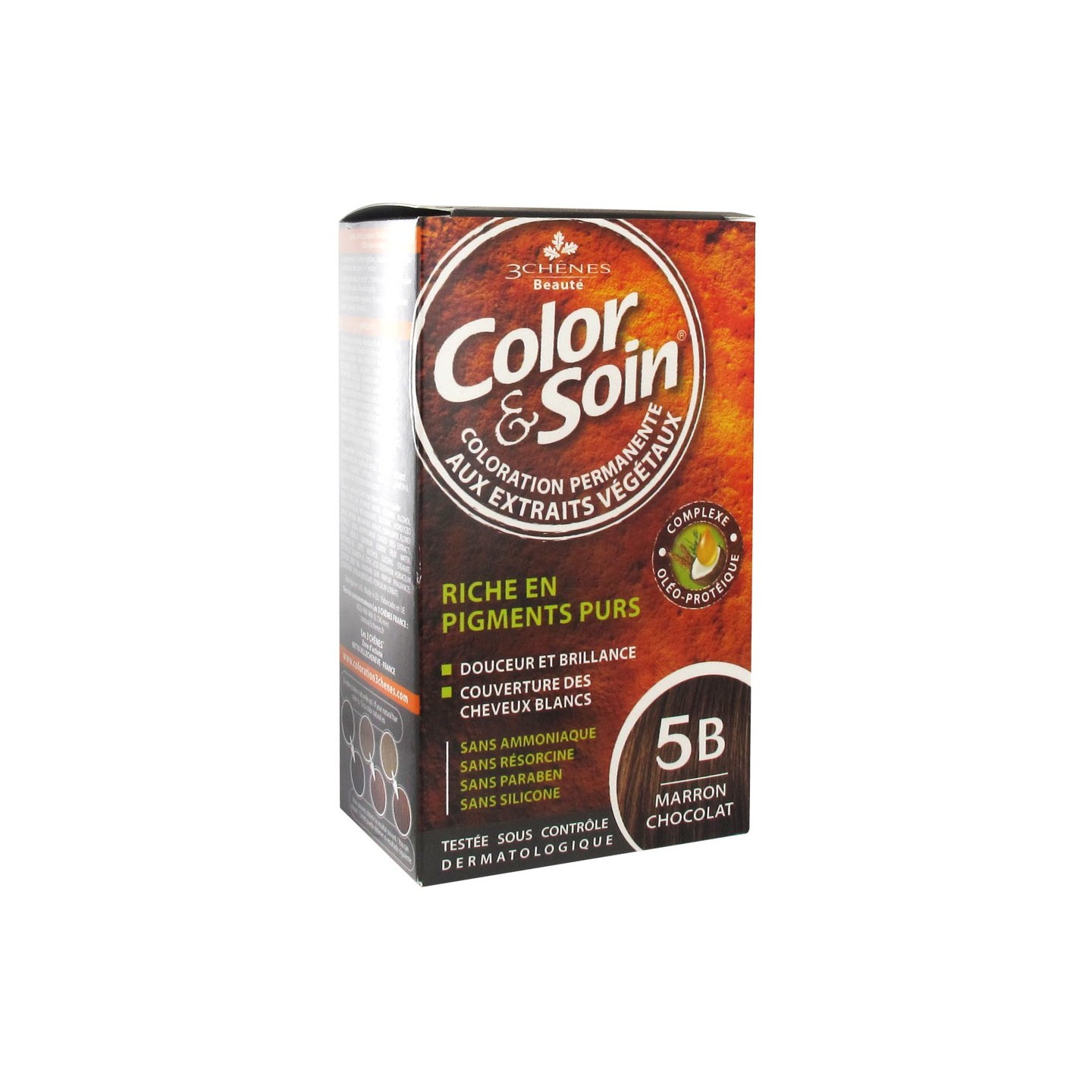Les 3 Chênes Color & Soin marron chocolat 5B