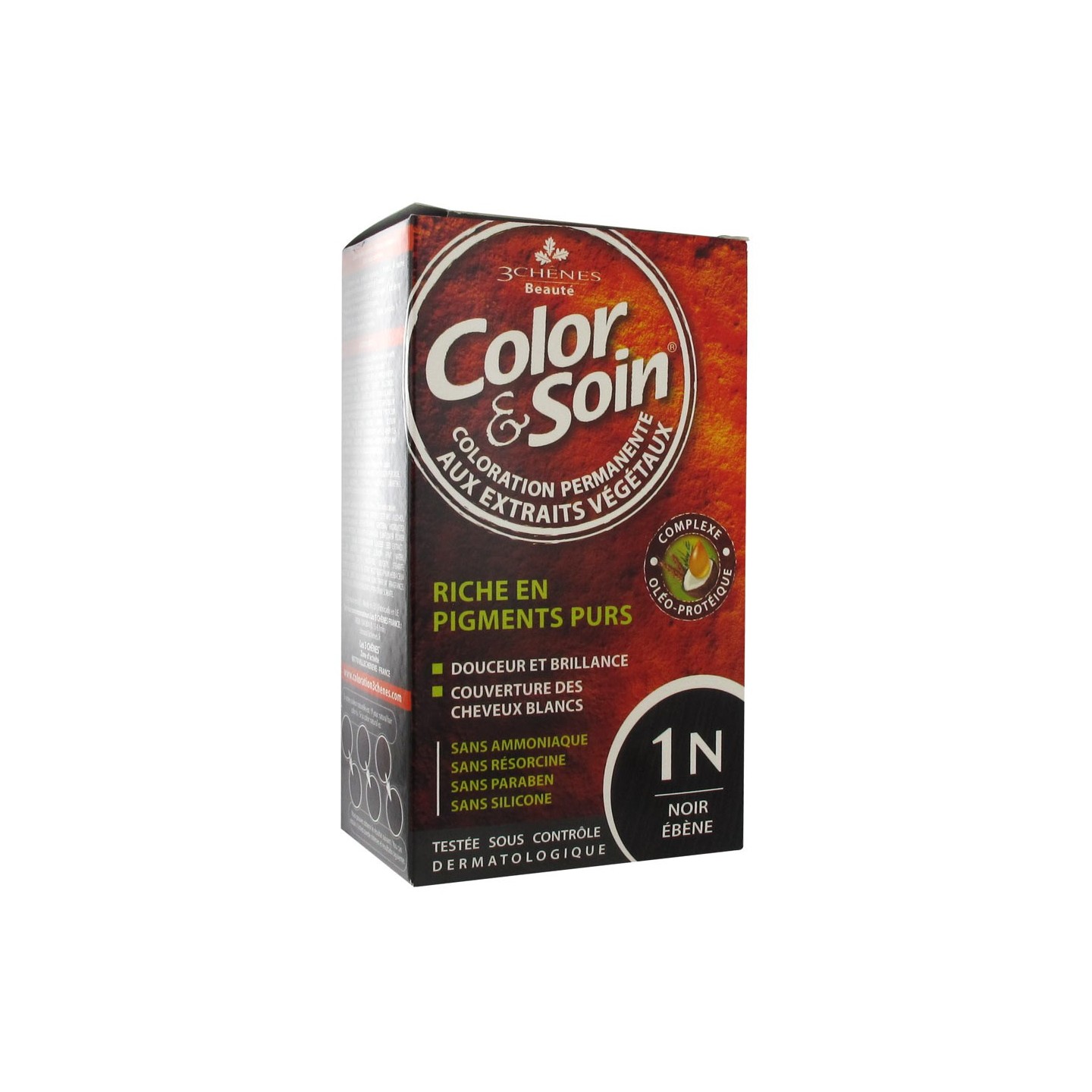Les 3 Chênes Color & Soin noir ébène 1N
