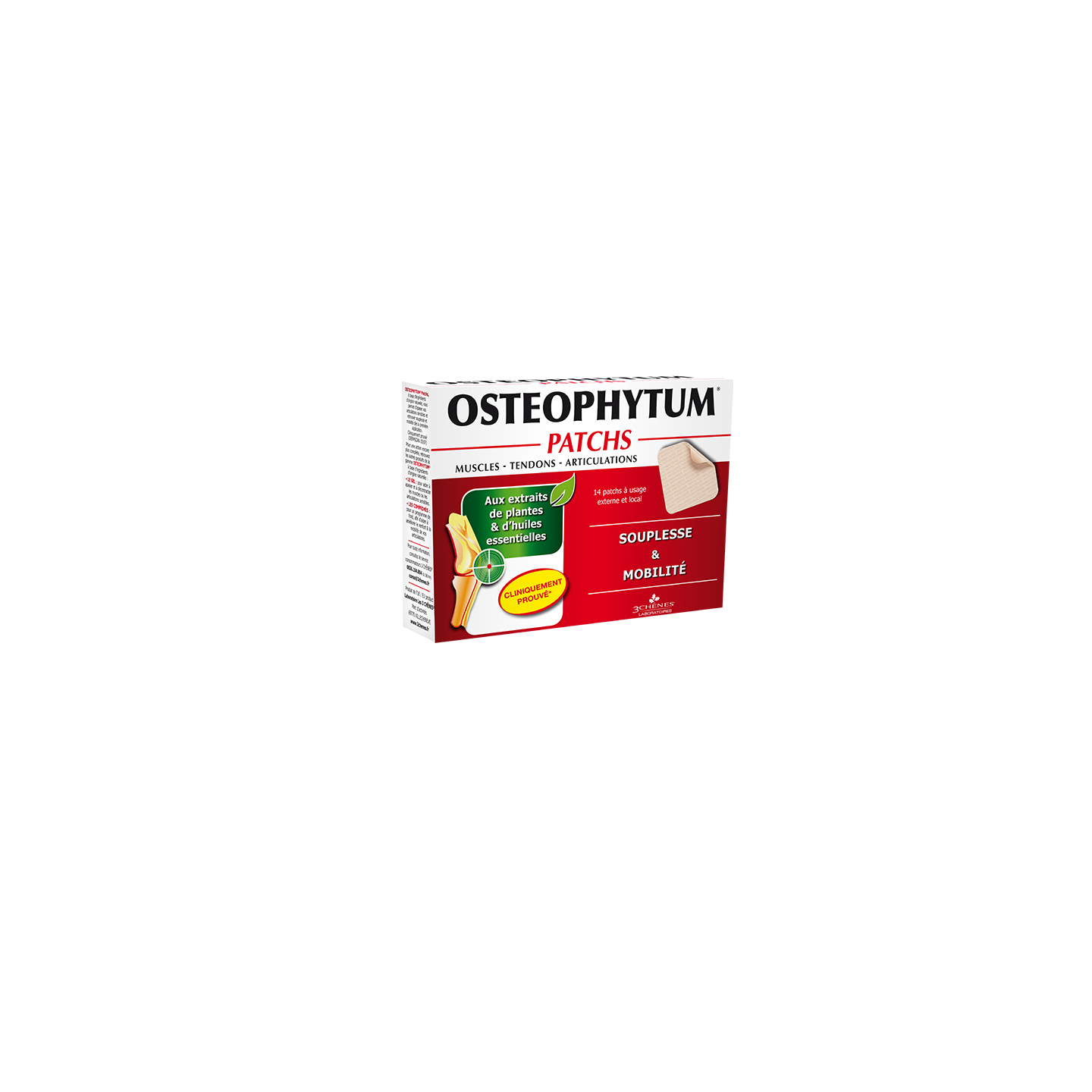 Les 3 Chênes Osteophytum patchs - 14 Patchs