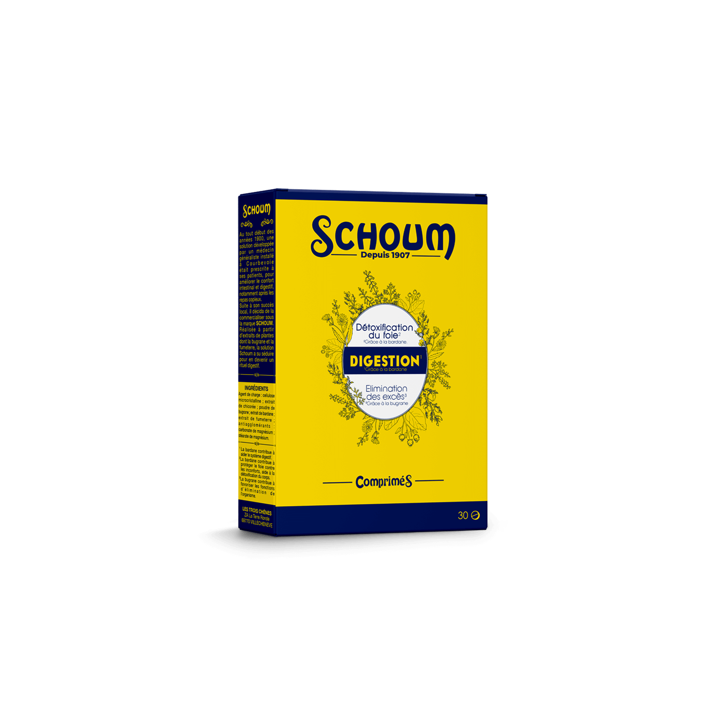 Les 3 Chênes Schoum Digestion - 30 comprimés