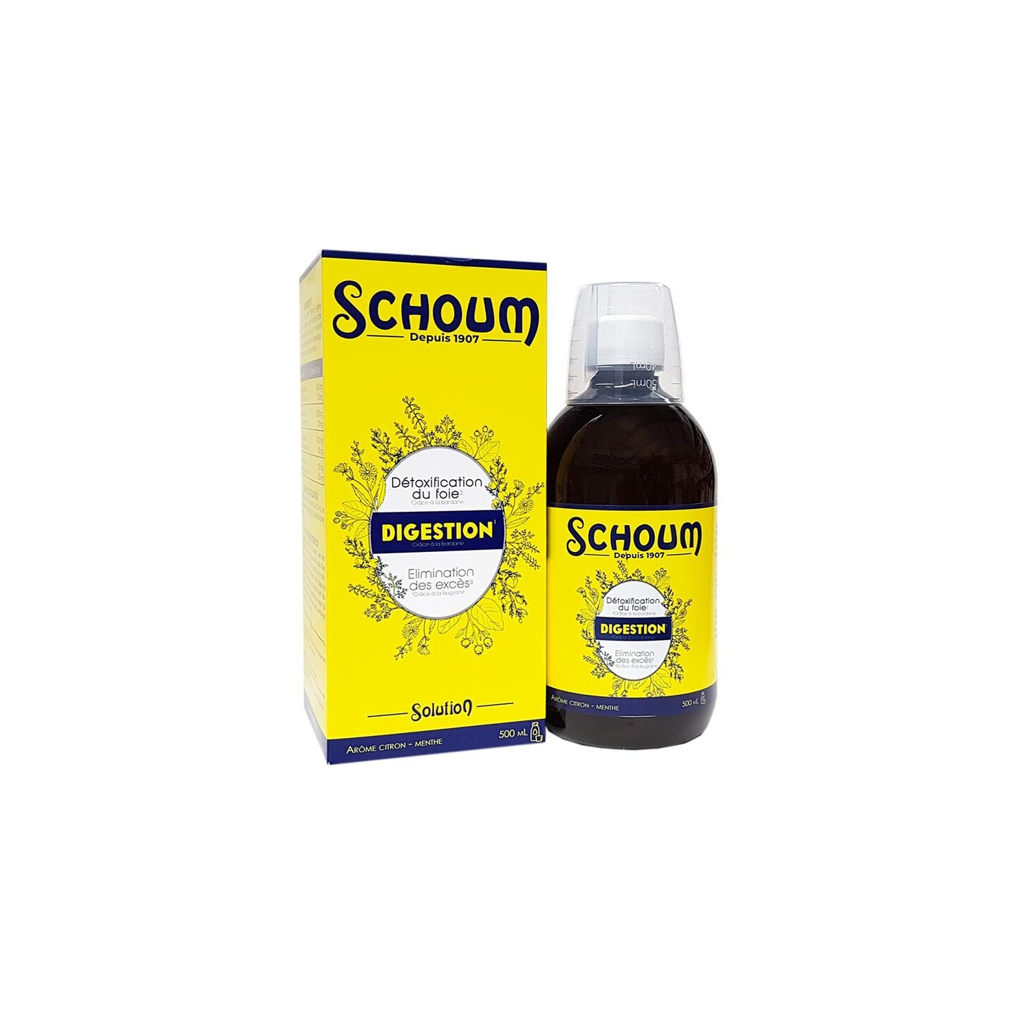Les 3 Chênes Schoum Digestion solution buvable - 500ml