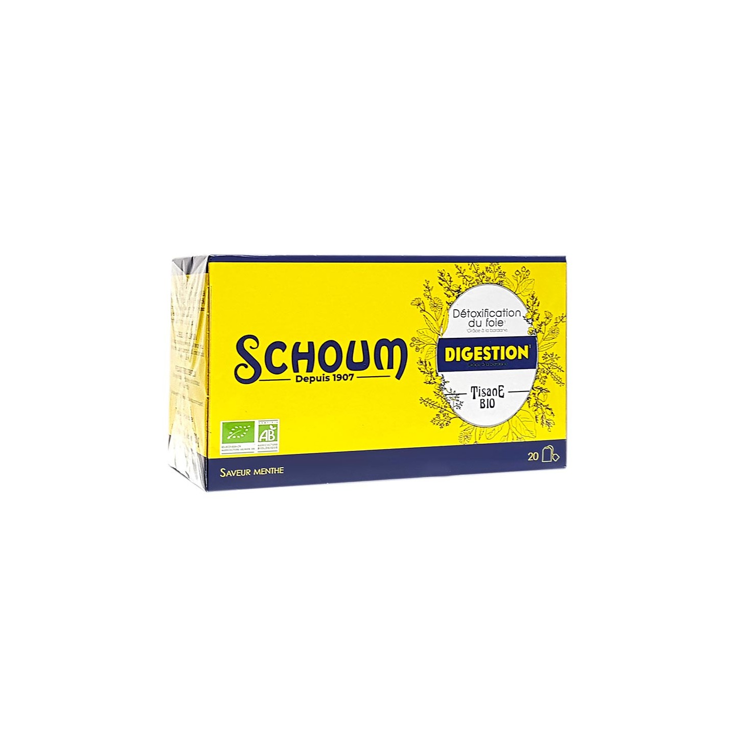 Les 3 Chênes Schoum Tisane Bio Digestion - 20 sachets