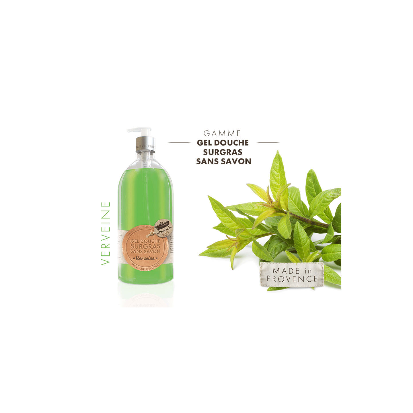 Les Petits Bains de Provence Savon Verveine 1L