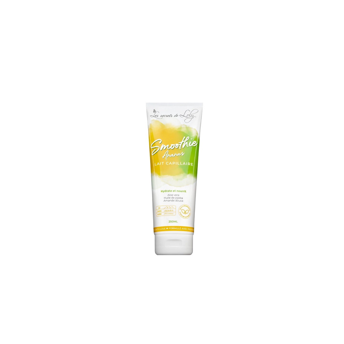 Les Secrets de Loly Lait capillaire Smoothie Ananas - 250ml