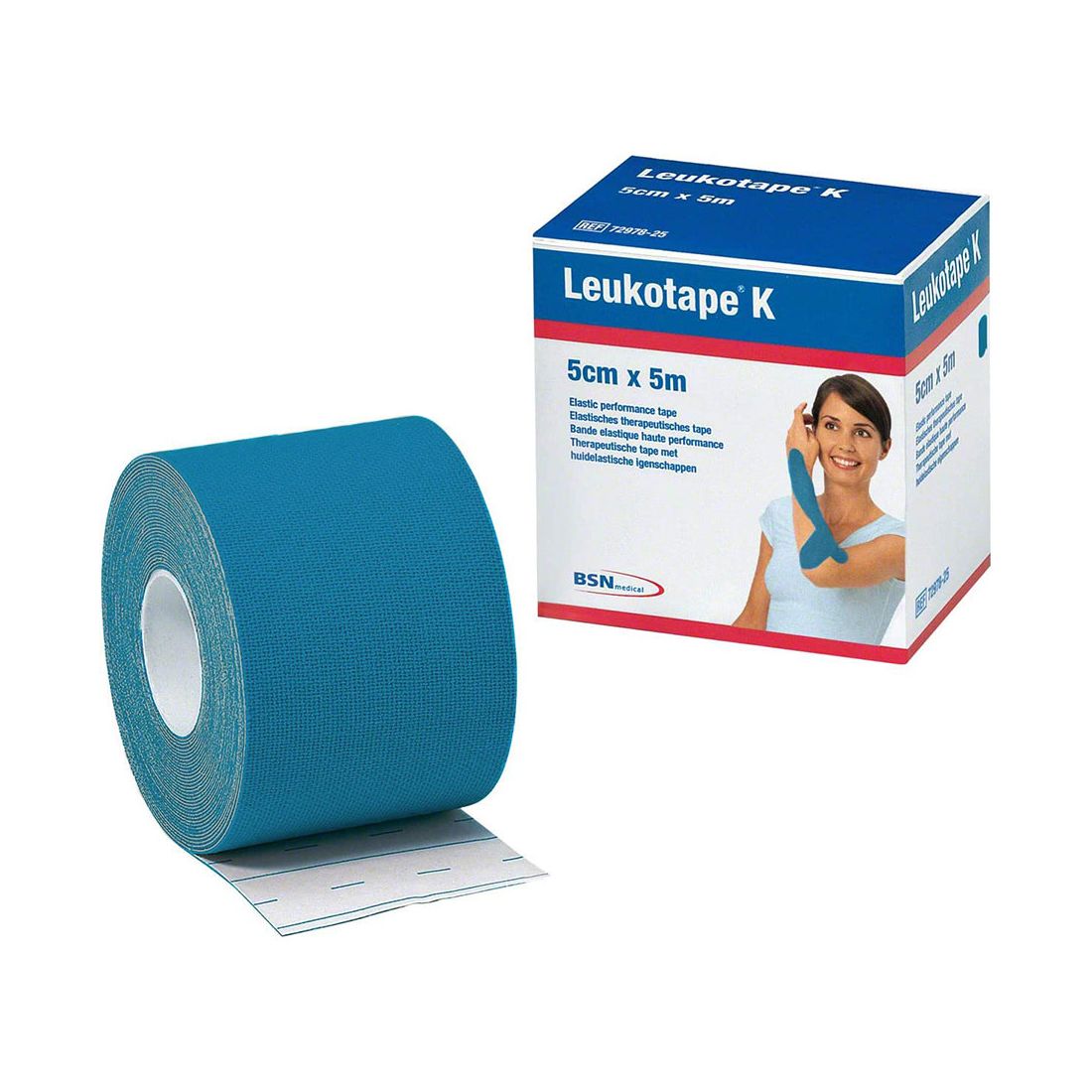Bande Adhesive Elastique Leukotape K Bleu