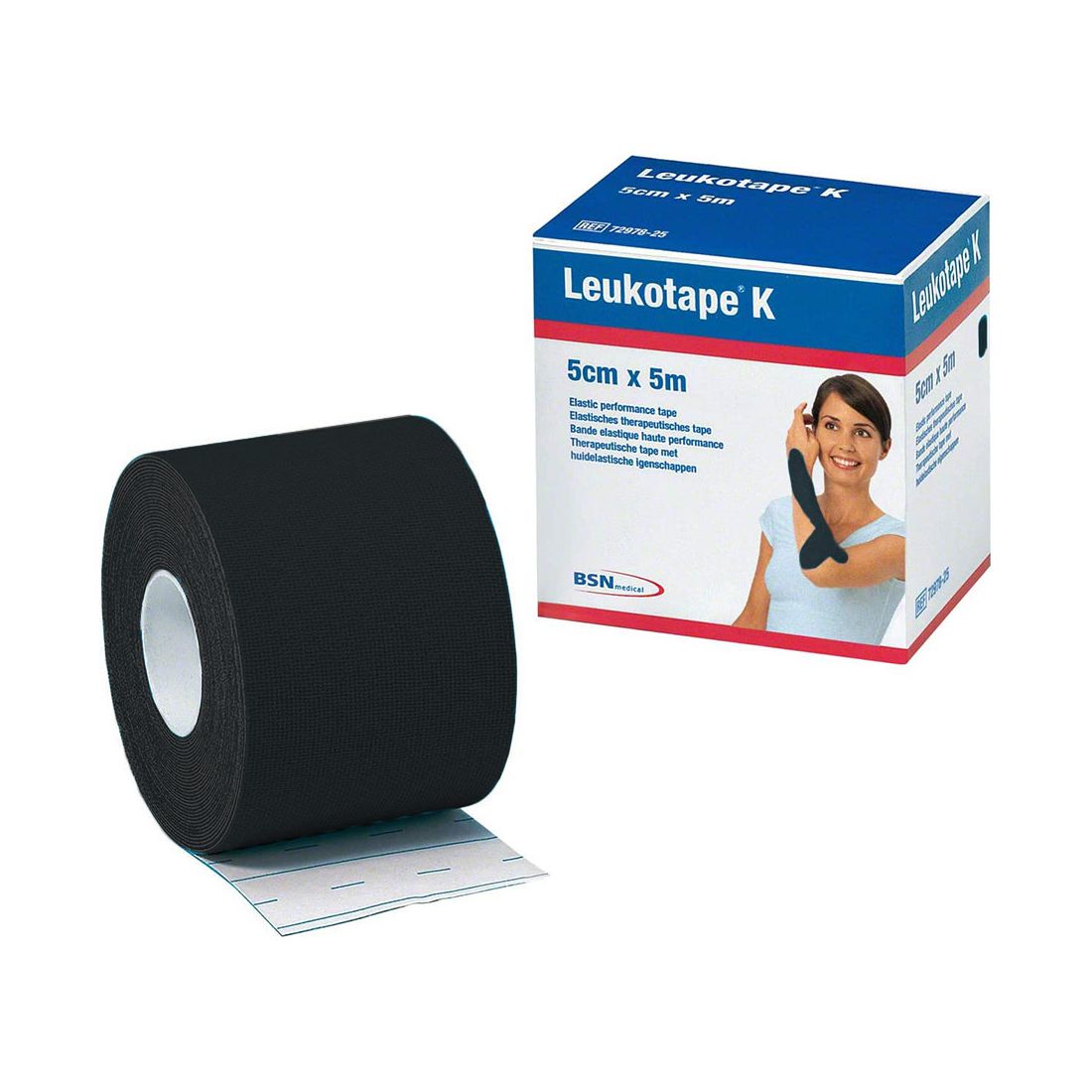 Bande Adhesive Elastique Leukotape K Noir