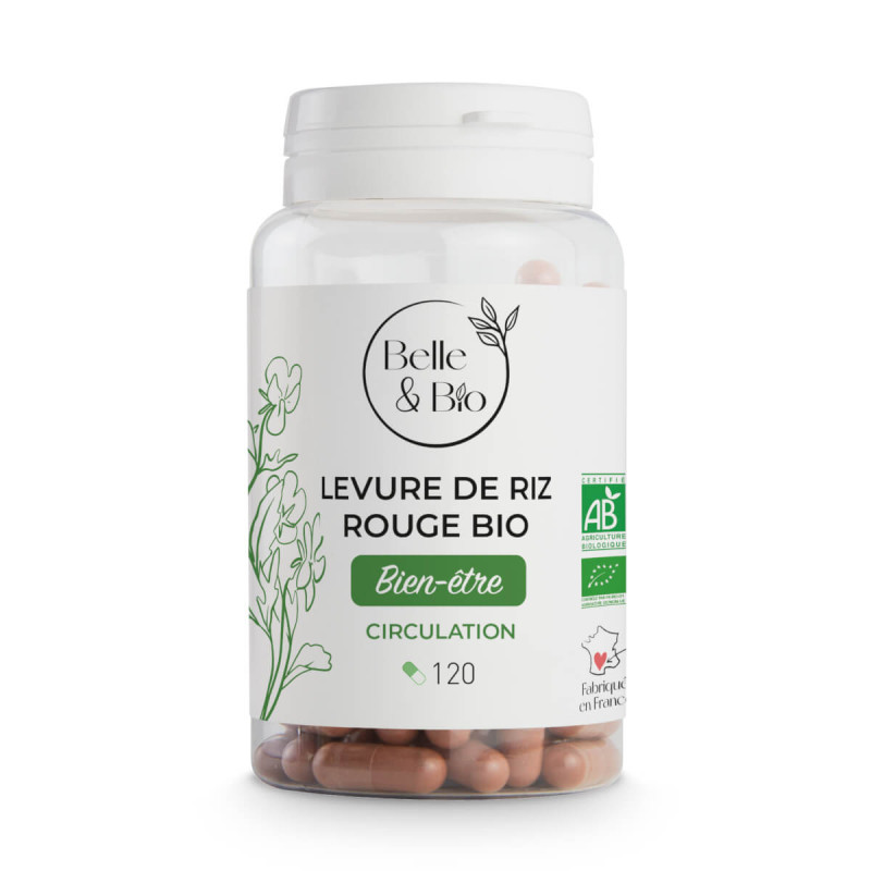 Gélules Levure de riz rouge bio