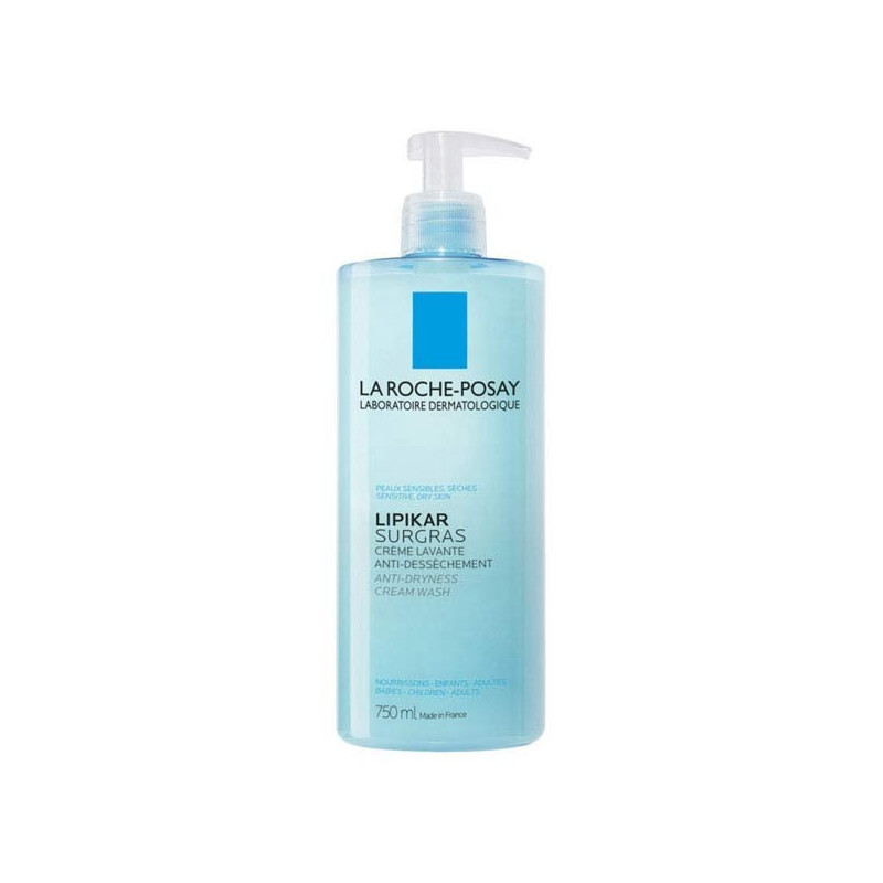 La Roche Posay Lipikar Surgras Crème Lavante Anti-Dessèchement 750ml