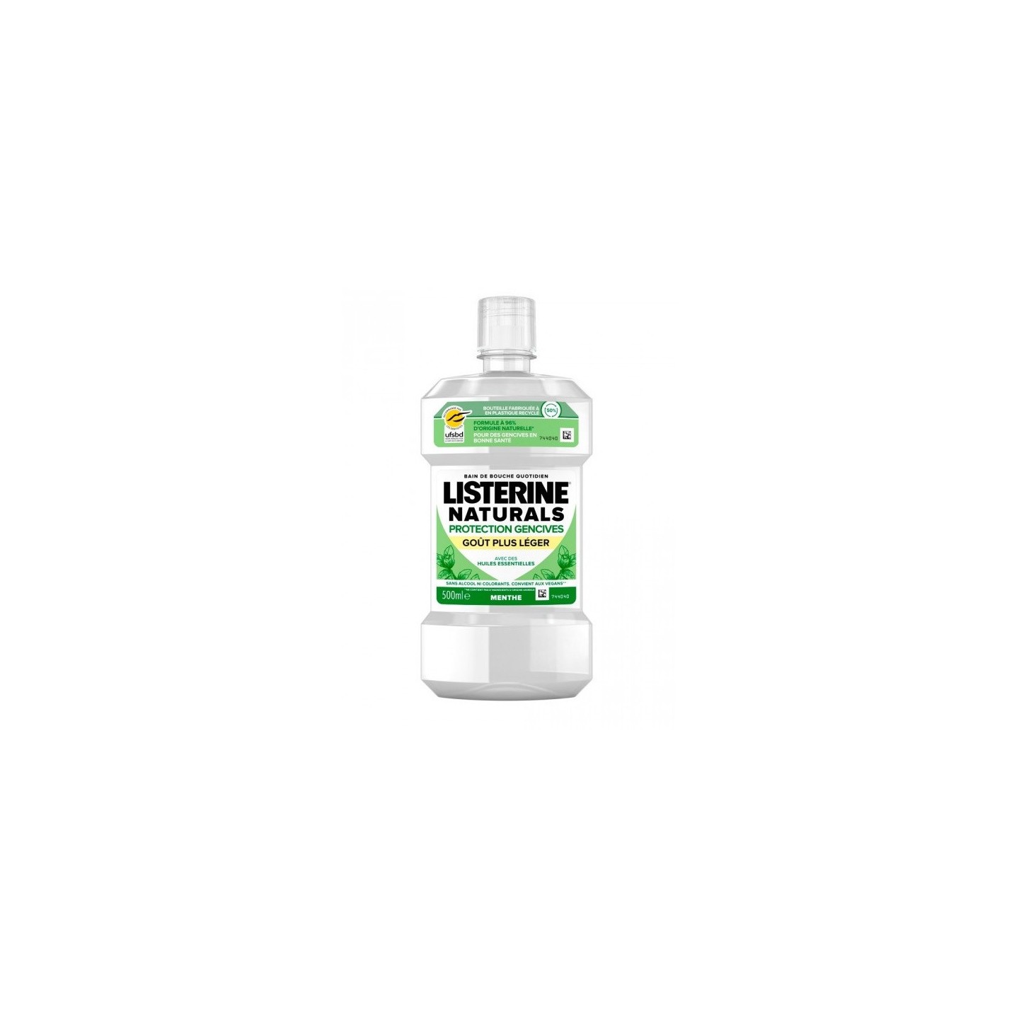 Listerine Naturals Bain de bouche protection gencives - 500ml