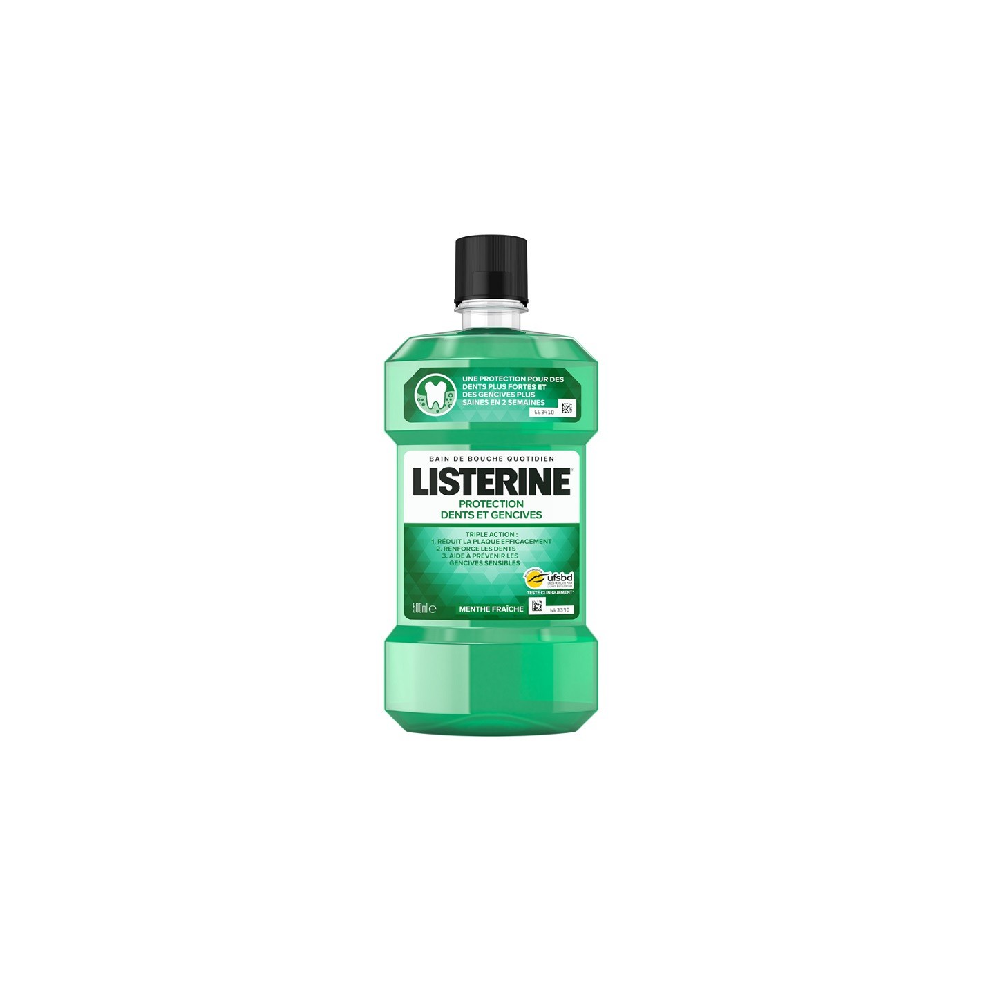 Listerine Protection Bain de bouche dents et gencives - 500ml