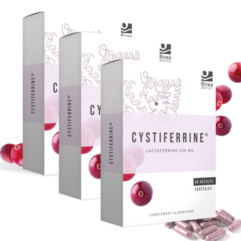 Lot de 3 boites de Cystiferrine