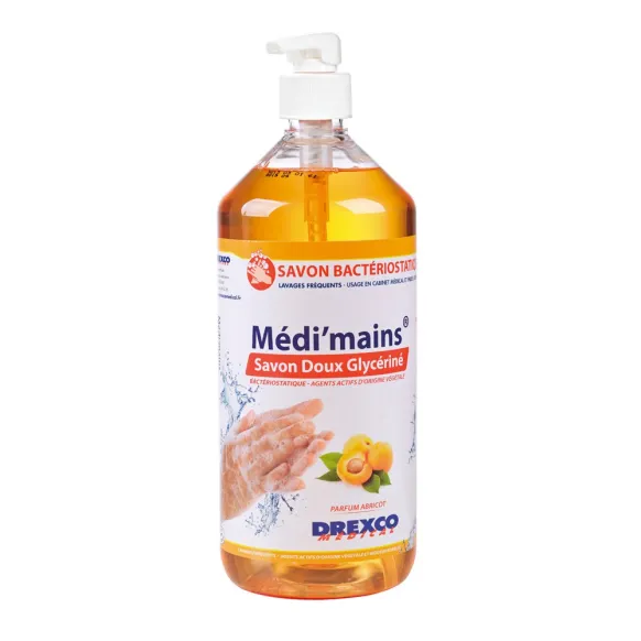 LOTION LAVANTE MEDI'MAINS ABRICOT 1 LITRE