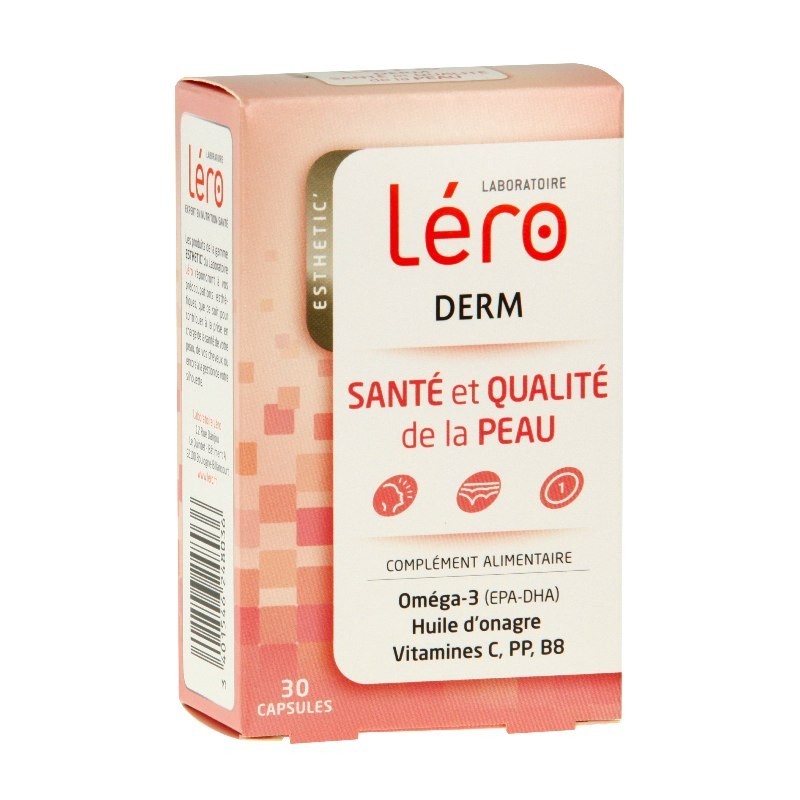 Pharmacie Bastille - Léro derm nutrition anti-âge 30 capsules