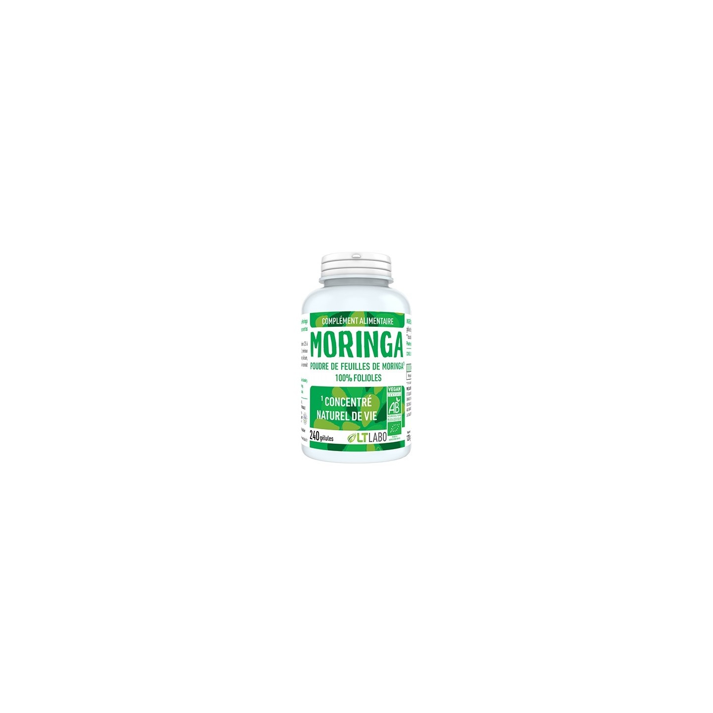 LT Labo Moringa pure Bio - 240 gélules